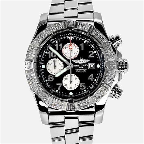 breitling super avenger 2 diamond bezel replica